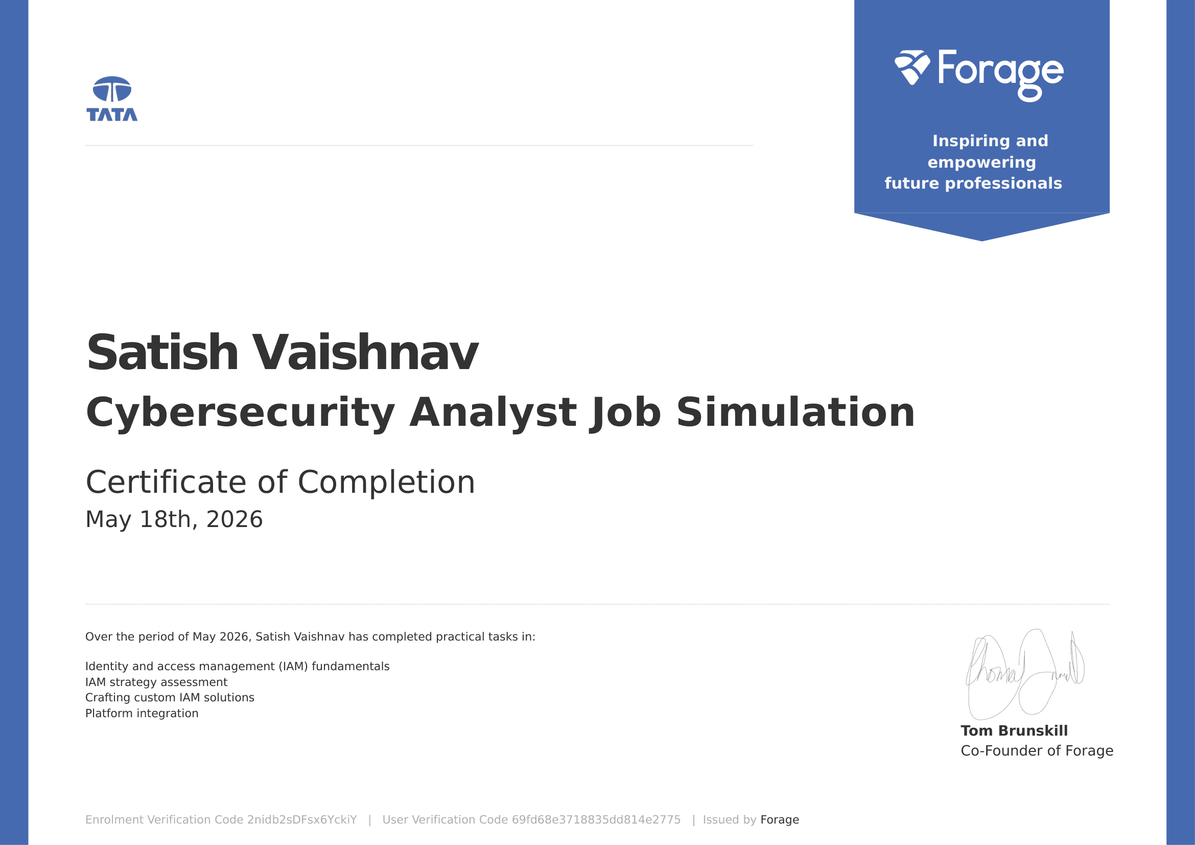 Forage Cybersecurity Analyst Job Simulation